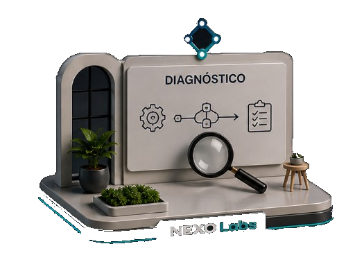 Ilustración 3D: Diagnóstico
