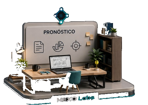 Ilustración 3D: Pronóstico